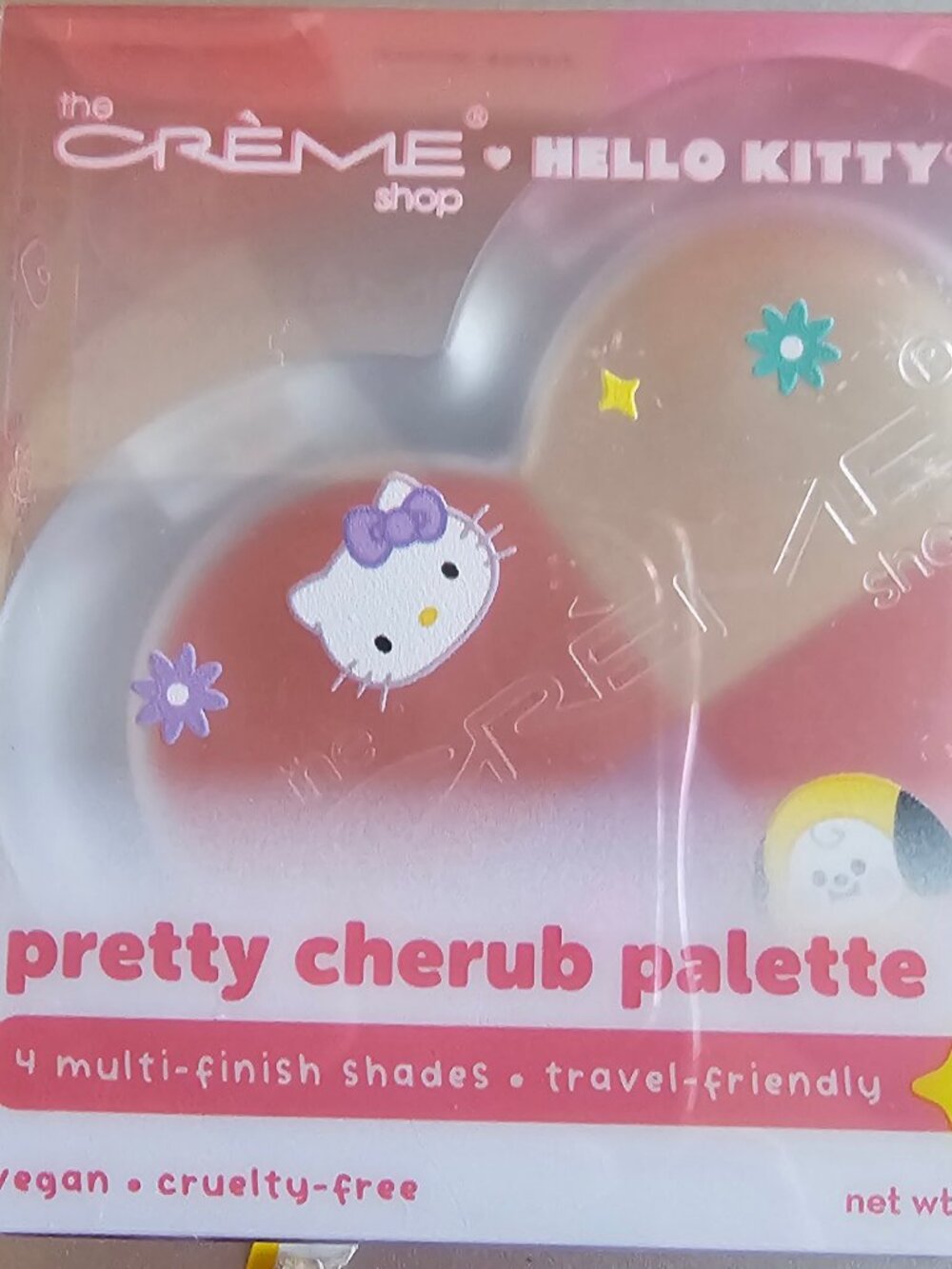 The Creme Shop x Hello Kitty Pretty Cherub Palette - Multi Finish Travel Quad